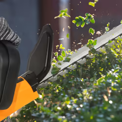 Outsunny Cordless Hedge Trimmer with Brushless Motor, Orange - Additional view 7