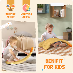 AIYAPLAY Balance Board for Kids Balance Training & Sensory Play, Yellow - Additional view 4