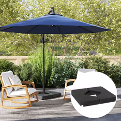 Outsunny Umbrella Weights for Offset Parasols, 64kg Sand/55kg Water Filled