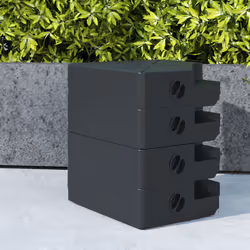 Outsunny Umbrella Weights for Offset Parasols, 64kg Sand/55kg Water Filled - Additional view 7