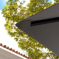 Outsunny 3 x 3(m) Gazebo Canopy Replacement Cover with Drain Holes, Grey - Additional view 6