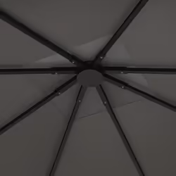 Outsunny 3 x 3(m) Gazebo Canopy Replacement Cover with Drain Holes, Grey - Additional view 7