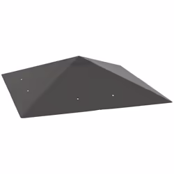 Outsunny 3 x 3(m) Gazebo Canopy Replacement Cover with Drain Holes, Grey - Additional view 8