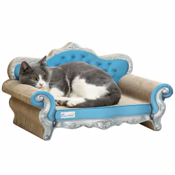 PawHut 2-in-1 Cardboard Cat Scratching Board with Catnip for Indoor Cats - Additional view 8