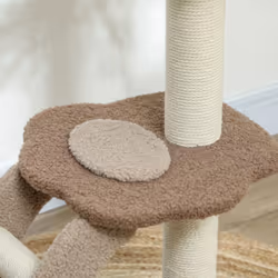 PawHut 88cm Cat Tree for Indoor Cats, Cat Tower with Scratching Post, Brown - Additional view 5