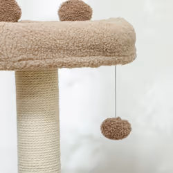 PawHut 88cm Cat Tree for Indoor Cats, Cat Tower with Scratching Post, Brown - Additional view 7