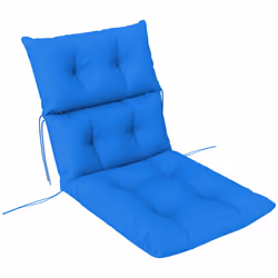 Outsunny Adirondack Chair Cushion Rocking Chair Cushion w/ Ties, Blue - Additional view 8