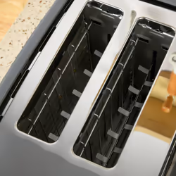 HOMCOM Toaster with 4 Slot, 7 Browning Levels, 1600W, Grey Honeycomb - Additional view 7