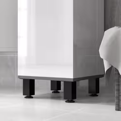 HOMCOM Bathroom Cabinet with Adjustable Shelves, Double Doors and Drawer - Additional view 7
