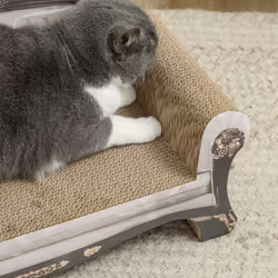 PawHut Cat Scratching Board with Organic Catnip for Indoor Cats, Brown - Additional view 6