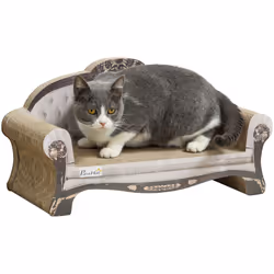 PawHut Cat Scratching Board with Organic Catnip for Indoor Cats, Brown - Additional view 8