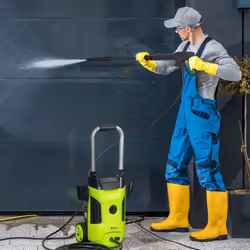 Outsunny 1800W Power Washer 150 Bar Pressure with Adjustable Nozzle, Green
