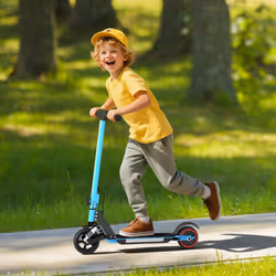 SPORTNOW Folding Electric Ride-on Scooter, Ride on Toy, Blue