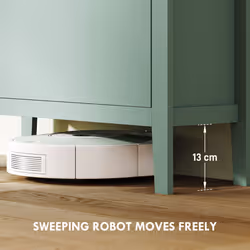 HOMCOM 2 Drawer Shoe Cabinet with Flip Doors for Hallway, Entryway, Green - Additional view 5