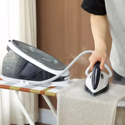 HOMCOM Steam Generator Iron, Large Water Tank, Smart ECO Mode, Self-Cleaning