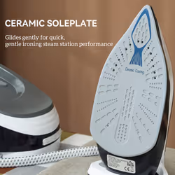 HOMCOM Steam Generator Iron, Large Water Tank, Smart ECO Mode, Self-Cleaning - Additional view 5