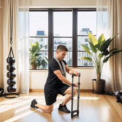SPORTNOW Chest Expander with 10-80kg Adjustable Resistance