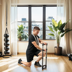 SPORTNOW Chest Expander with 10-80kg Adjustable Resistance