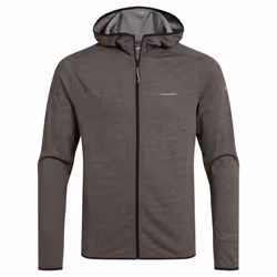 Craghoppers Mens Deft Nosilife Full Zip Hoodie - XL, Black Pepper Marl