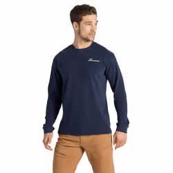Craghoppers Mens Dillisk Long-Sleeved T-Shirt - XXL, Blue Navy