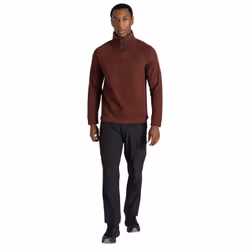 Craghoppers Mens Wole Quarter Zip Fleece Top - S, Axinite Red Marl