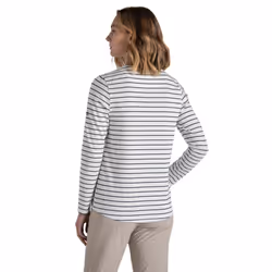 Craghoppers Womens/Ladies Akona Stripe Nosilife Long-Sleeved T-Shirt - 8 UK, Blue Navy