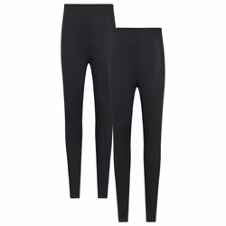 Mountain Warehouse Womens/Ladies Keep The Heat Isotherm Leggings (Pack of 2) - 10 UK, Black