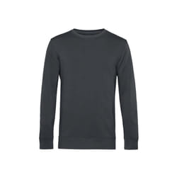 B&C Mens Organic Crew Neck Sweat - L, Asphalt
