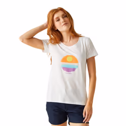 Regatta Womens/Ladies Filandra VIII Want To Have Sun T-Shirt - 10 UK, Bleached Aqua