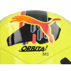 Puma Orbita 7 MS Football - 5, Lemon/Multicoloured