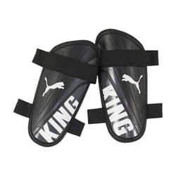 Puma King Dual Straps Shin Guards - 6cm x 160cm x 80cm, Black/White