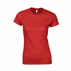 Gildan Womens/Ladies Softstyle Ringspun Cotton T-Shirt - 3XL, Red