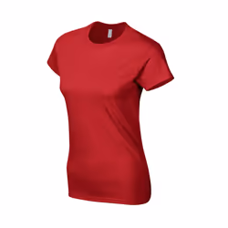 Gildan Womens/Ladies Softstyle Ringspun Cotton T-Shirt - 3XL, Red