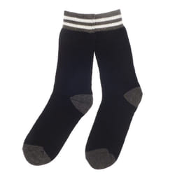 Ribbon Mens Recycled Cotton Work Socks (Pack of 3) - 6 UK-11 UK, Black/Grey