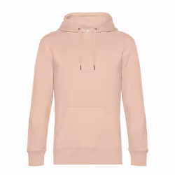 B&C Mens King Hoodie - S, Soft Rose