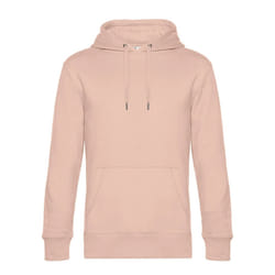 B&C Mens King Hoodie - S, Soft Rose