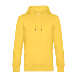 B&C Mens King Hoodie - S, Yellow Fizz