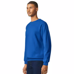 Gildan Unisex Adult Softstyle Fleece Midweight Sweatshirt - 4XL, Royal Blue