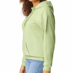 Gildan Unisex Adult Softstyle Fleece Midweight Hoodie - XXL, Pistachio - Additional view 2