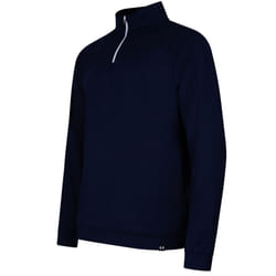 Under Armour Mens Quarter Zip Fleece Top - 3XL, Midnight Navy