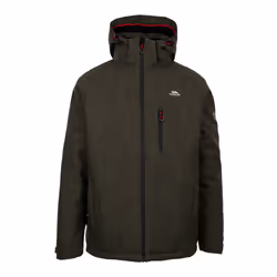 Trespass Mens Fyfinn Padded Waterproof Jacket - 3XL, Dark Vine Marl