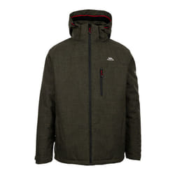 Trespass Mens Fyfinn Padded Waterproof Jacket - L, Dark Vine Marl
