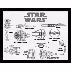 Star Wars Transport Collector Framed Poster