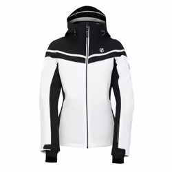 Dare 2B Womens/Ladies Flurry Ski Jacket - 16 UK, Black/Blanc De Blanc