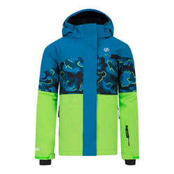 Dare 2B Childrens/Kids Humour III Camo Ski Jacket - 3-4 Years, Kingfisher Blue/Kingfisher Blue