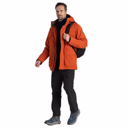 Craghoppers Mens Breckon Waterproof Jacket - L, Carnelian Orange