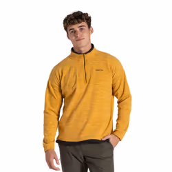 Craghoppers Mens Esk Quarter Zip Fleece Jacket - XXL, Warbler Yellow