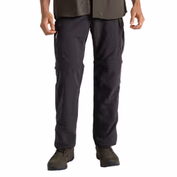 Craghoppers Mens NosiLife III Convertible Cargo Trousers - 38S, Black Pepper