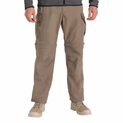 Craghoppers Mens NosiLife III Convertible Cargo Trousers - 40R, Pebble