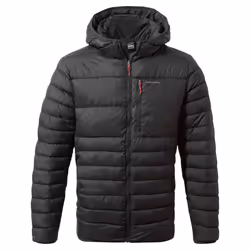 Craghoppers Mens Compresslite VIII Hooded Padded Jacket - L, Black
